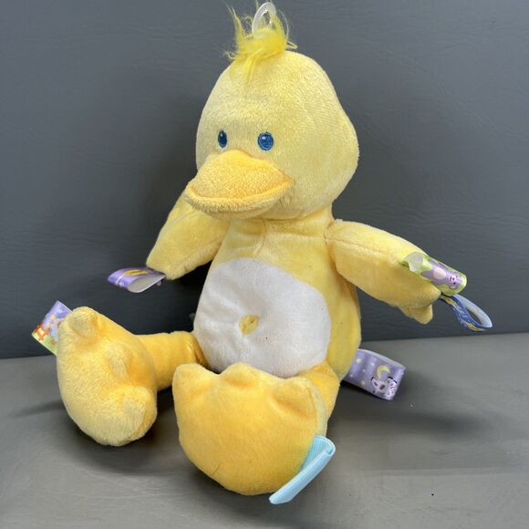 Mary Meyer Taggies Other - Mary Meyer Baby Taggies Duck Yellow  10" Plush Monistory Lovey Baby